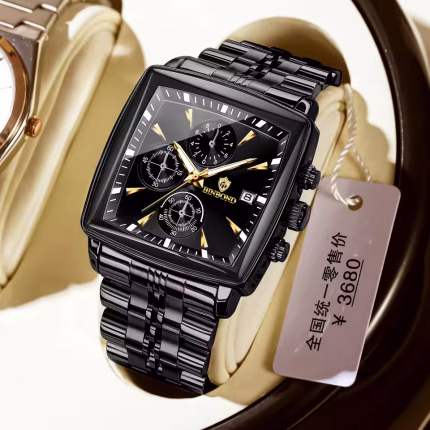 Binbond Premium Watch (Full Black)